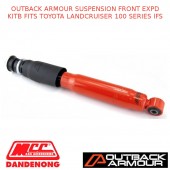 OUTBACK ARMOUR SUSPENSION FRONT EXPD KITB FITS TOYOTA LANDCRUISER 100 SERIES IFS